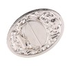 HUABOLA CALYN Belt Buckle, Unique Luminous Stone Native American White
