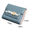 TOPKULL Wallets for Women Rfid Small Womens Wallet Trifold Flower