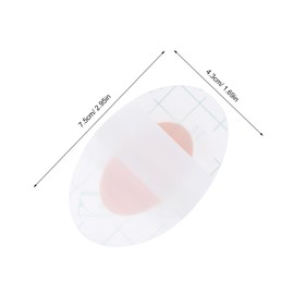 Ipetboom 100pcs Ear Covers for Swimming and Bathing PU Film Transparent Ear Protectors Seal for Sensitive Skin