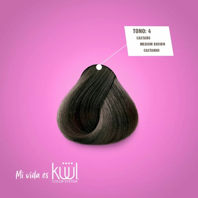 Küül Tinte Para El Cabello Kuul Color System Permanente 90