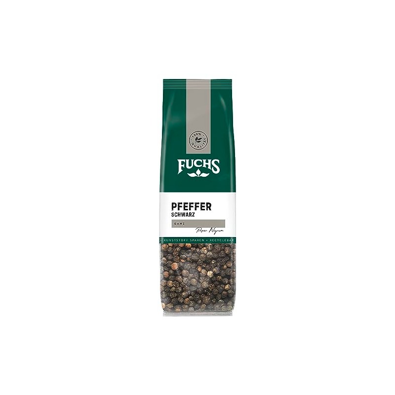 Fuchs Spices - Pepper Black in Recyclable Refill Bag -