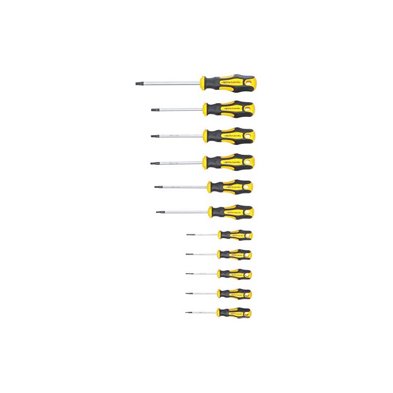 11-piece Screwdriver Set, T-STAR, not tamperproof