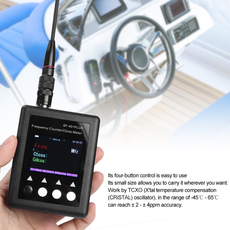 Portable Radio Frequency Counter 27Mhz3000Mhz Car HandHeld Meter with CTCCSS