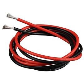 BNTECHGO 14 Gauge Silicone Wire Red and Black Each 3ft Flexible 14 AWG Stranded Copper Wire
