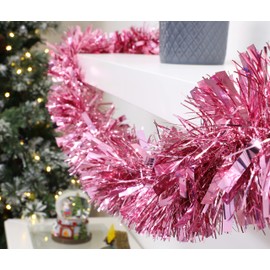 Christmas Concepts® Chunky / Fine Christmas Tinsel – 4 Metres – Christmas Decoration