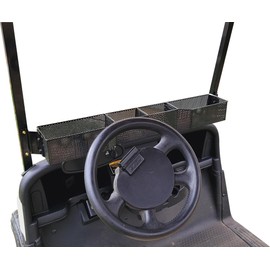 Huskey Golf Cart Baskets Front,One Piece Design Golf Cart Storage Baskets Compatible with EZGO RXV 2008 & up Models, Sturdy and Larger Compartments.