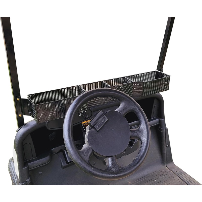 Huskey Golf Cart Baskets Front,One Piece Design Golf Cart Storage