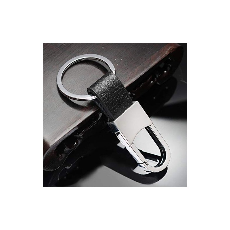 MYLB Clip on Belt Loops Pants Buckle Keyring Leather Keychains