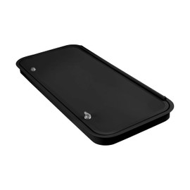 Leisure Coachworks RV Baggage Door 36" Wide X 16" High with Rounded Corners and Thumblocks for RV's- Compartment Access Storage Doors with Top Hinge- Camper Trailer Motor Home- Black