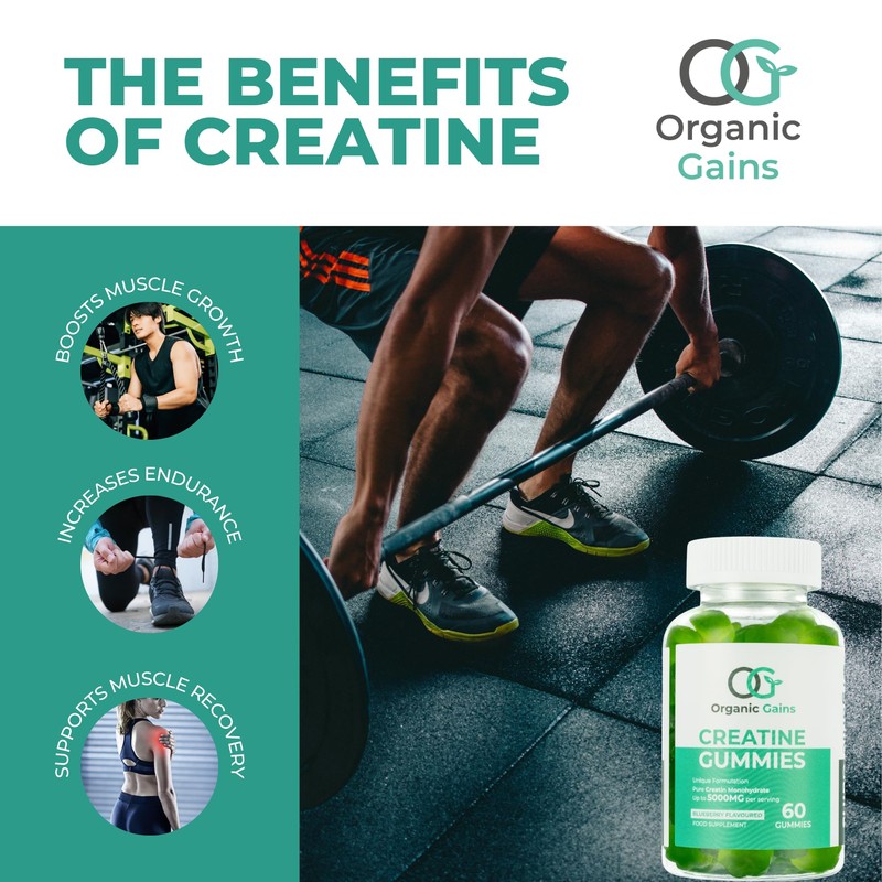 OG Creatine Monohydrate Gummies 5000mg for Men & Women -