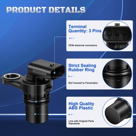 Set of 2 Camshaft Position Sensor 5033308AB Compatible with Dodge Avenger 2008-2014,Dodge Caliber 2007-2012,Dodge Journey 2009-2020,Jeep Compass Patriot 2007-2017,Chrysler Sebring 2007-2010