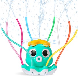Lekwaiin Wasserspielzeug für Kinder ab 3 4 5 6 7 8 Jahre Junge Mädchen, Oktopus wassersprinkler Wasserspiel Sprinkler für Kinder Outdoor Garten Spiele Gartenspielzeug
