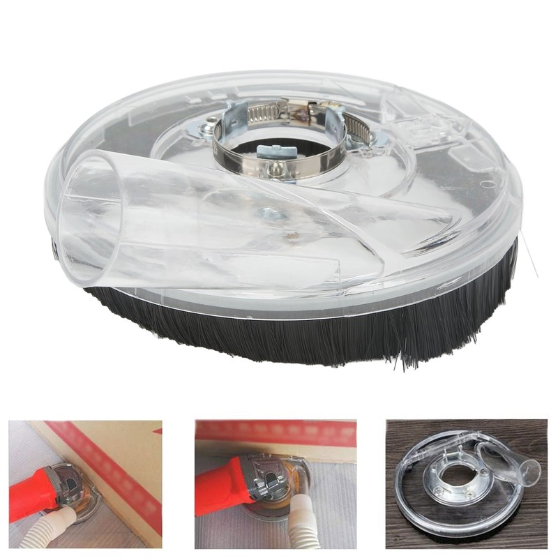 Dust Shroud Angle Grinder Dust Collector Transparent Cover Protector for