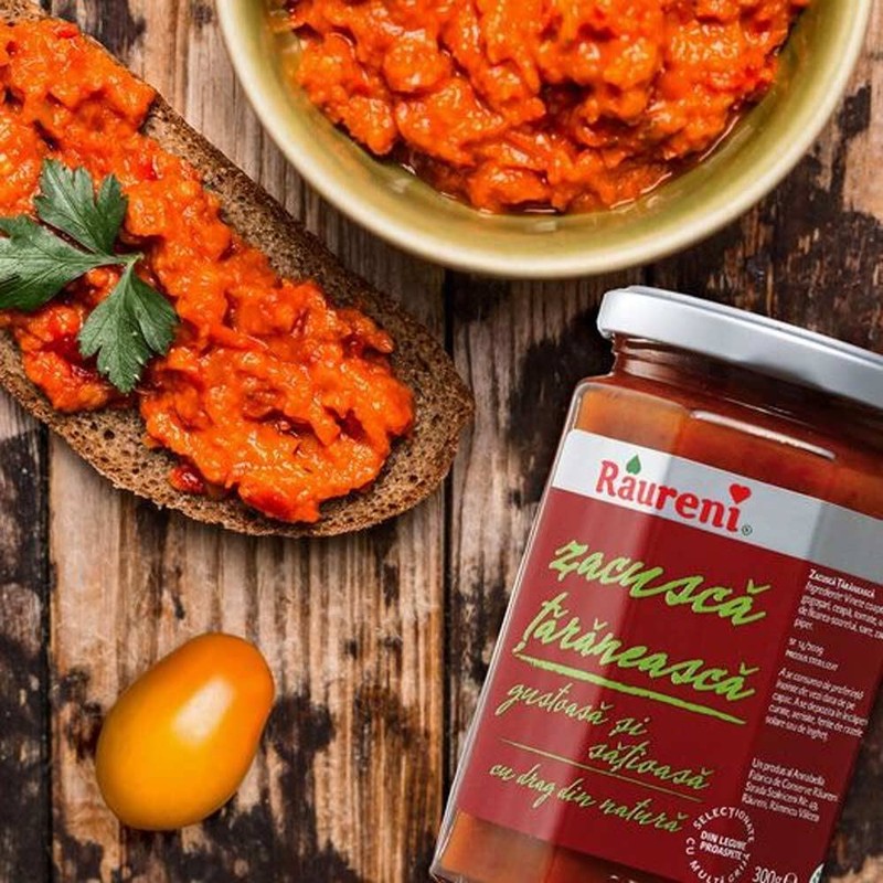 RAURENI TRADITIONAL ROMANIAN ZACUSCA TARANEASCA 300G