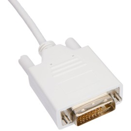PureLink DisplayPort auf DVI Kabel, 1920 x 1200 WUXGA Auflösung, vergoldete Steckkontakte, 1,50m, weiß