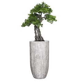 VINTAGE HOME Artificial 56" High Artificial Faux Pine Tree with Fiberstone Planter for Home Decor