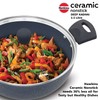 HAWKINS Ceramic Nonstick 3.5 Litre Deep Kadhai, Induction Deep Fry