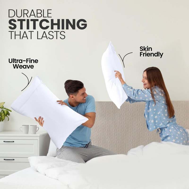 Utopia Bedding Queen Pillow Cases - 2 Pack - Envelope