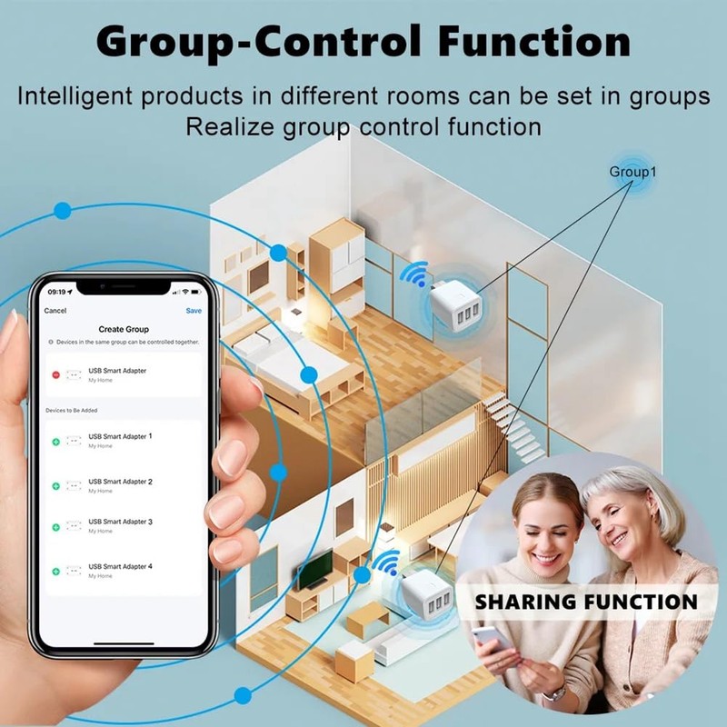 Tuya Smart Zigbee 3 USB Adaptor Switch 5V Mini USB