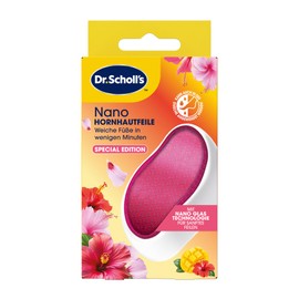 Dr. Scholl's Nano Glass Callus File - Soft Feet in Minutes, Callus Remover, Special Edition Pink, Pedicure, Suitable for Wet or Dry Feet, Callus Removal Foot, Foot Care