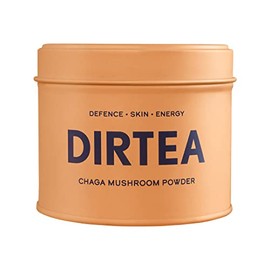 Dirtea Chaga Mushroom Powder, for Defence, Skin & Energy, 1 Tin of Mushroom Powder, 60g, Containing 30 Servings