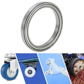 ACROPIX 6818ZZ Deep Groove Ball Bearings P0 90x115x13mm Lubricated Bearings Double Metal Seal Silver Tone Scooter Skateboard Wheel