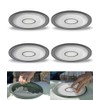 besttruck 4PCS 2472-824 Oval Pillow Insert (6455-488) + Back Mount