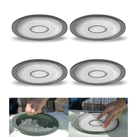 besttruck 4PCS 2472-824 Oval Pillow Insert (6455-488) + Back Mount (2455-105) Replacement for Jacuzzi J-300 Series 2014+ Pillow Headrest