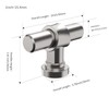 FURNIWARE 10 pcs Cabinet Knobs,Brushed Nickel Drawer Pulls Door Handles