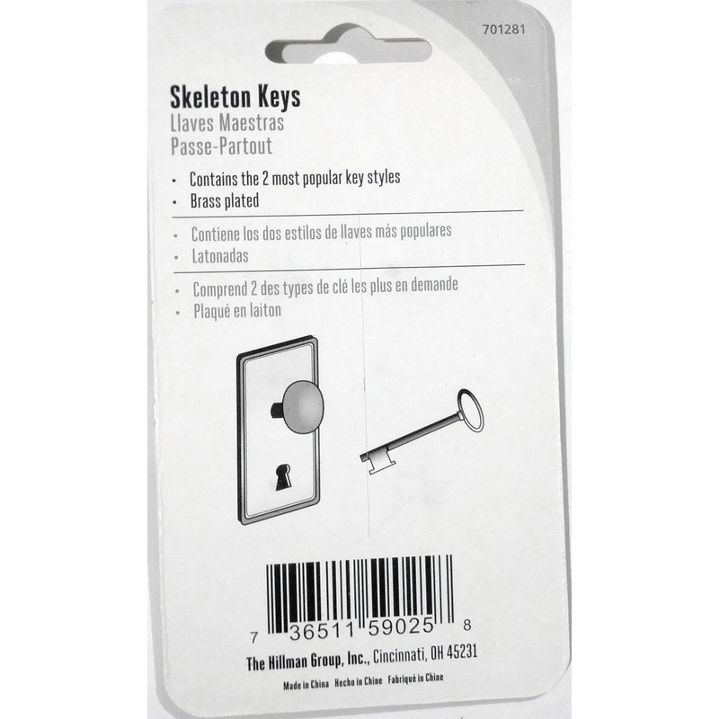 Skeleton Keys, 2 Pack