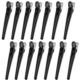 14 Pcs Sectioning Hair Clips 10.3cm/4.05inch for Hair Stying Sectioning Alligator Curl Hair Clips Metal Duckbill Hair Clips Crocodile Hair Styling Clips No Bend Hair Pin for Women Girls Hair Salon