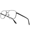 RB. Pilot Reading Glasses for Men Square Double Bridge Light
