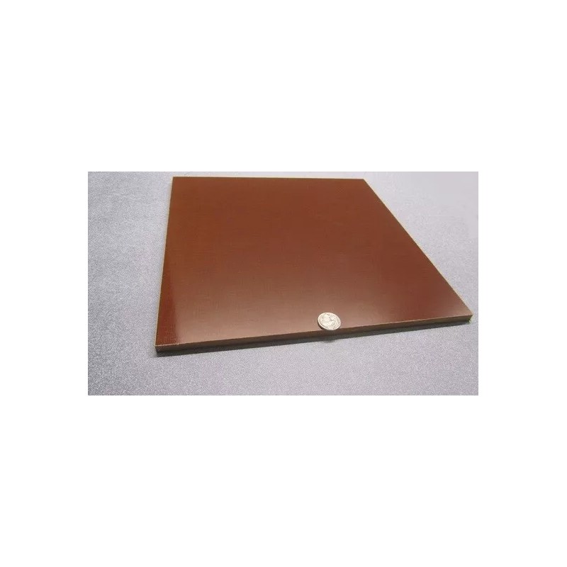 Micarta Linen Phenolic LE Grade Sheet .375" (3/8") Thick x
