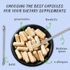 Vegan Empty Capsules Size 0, Empty Capsules for Filling Vegetarian,