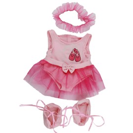 40 cm Pink Ballet Outfit - Teddy Bear Clothing - Teddy Bear Not Included