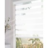 Persilux Blackout Cordless Zebra Blinds for Windows (35" W x