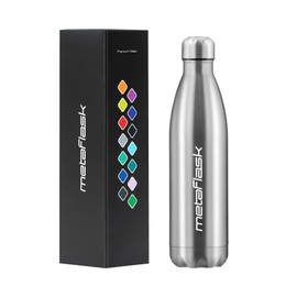 MetaFlask Water Bottle, Insulated Stainless Steel Water Bottle | 24 Hour Cold & 12 Hour Hot | Top Performance Thermos | Ideal for Gym, Yoga, Cycling | Leak-Proof