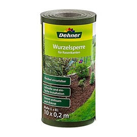Dehner Side Cutting Border Root Barrier 100 x 4 x 0.2 m, dark green, 1000 x 20 x 0.2 cm