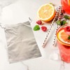 Wanjorlay Bag and Ice Mallet,Bartender Kit Ice Crusher, Beach Wood