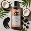 Jabón corporal exfoliante con coco y carbón, de African Black