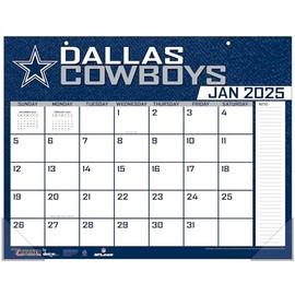 TURNER SPORTS Dallas Cowboys 2025 22x17 Desk Calendar (25998061534)