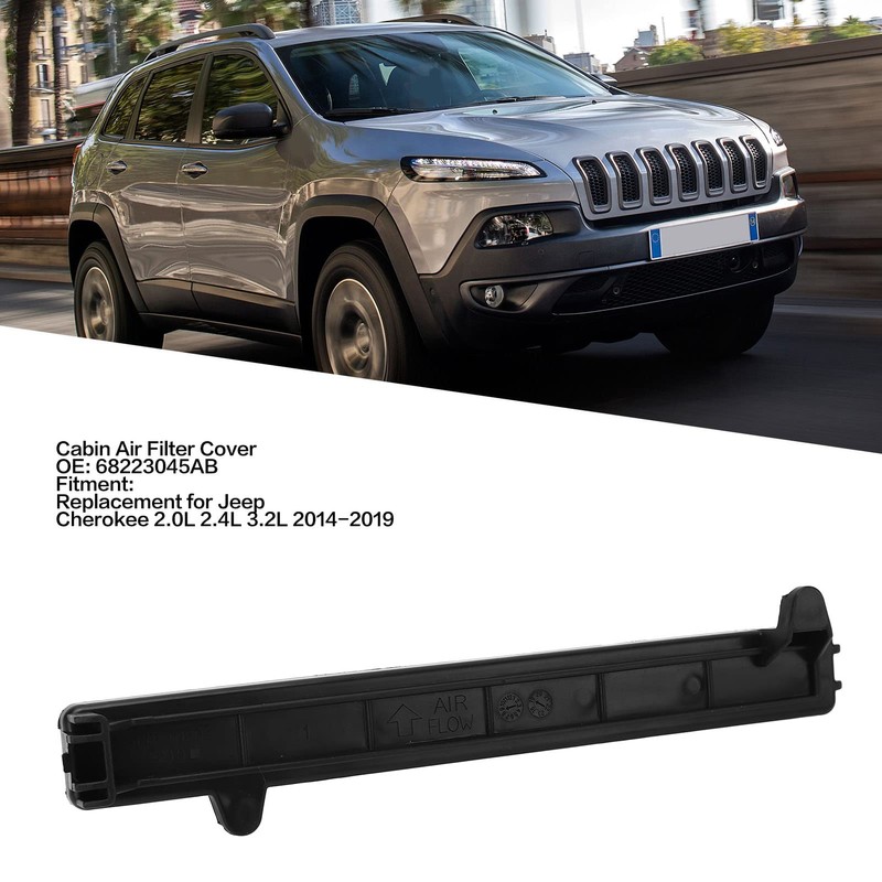 GRCFUMO Cabin Air Filter Cover, Plate Filter Door Cover Access,