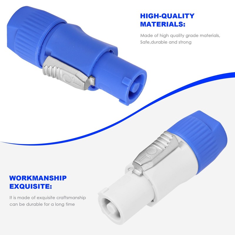 caapmony 10pcs/lot Nac3Fca Speakon Plug 3 Pin Powercon Plug 20A