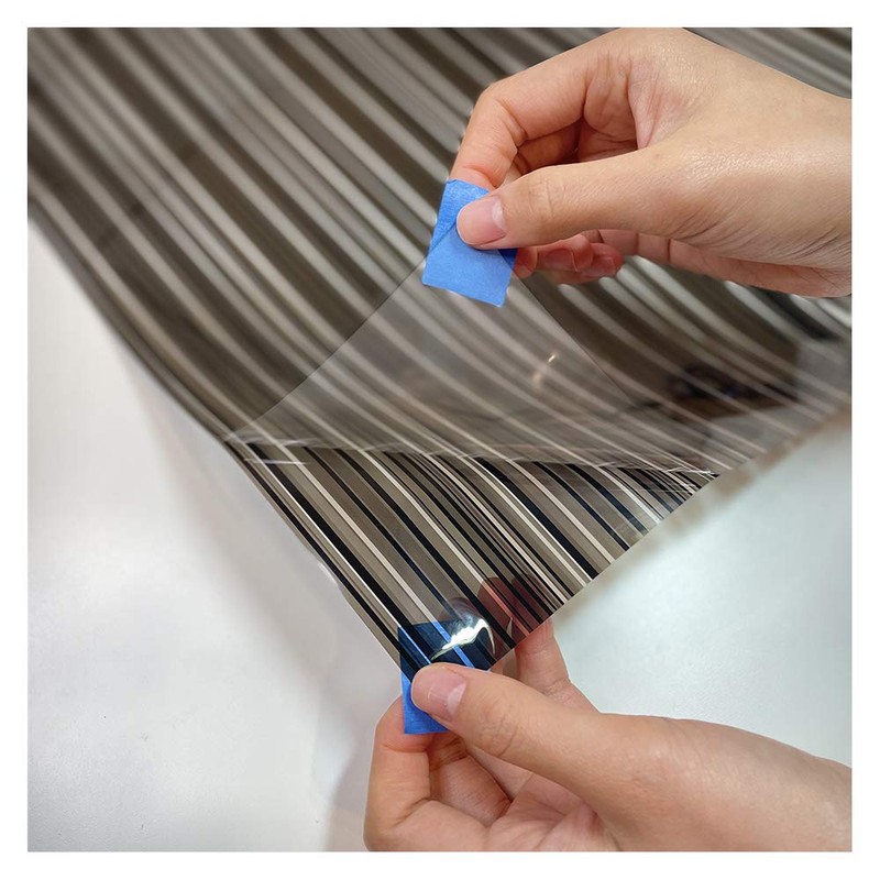 BDF 4BKSTR Decorative Window Film Black Stripe - 36in X