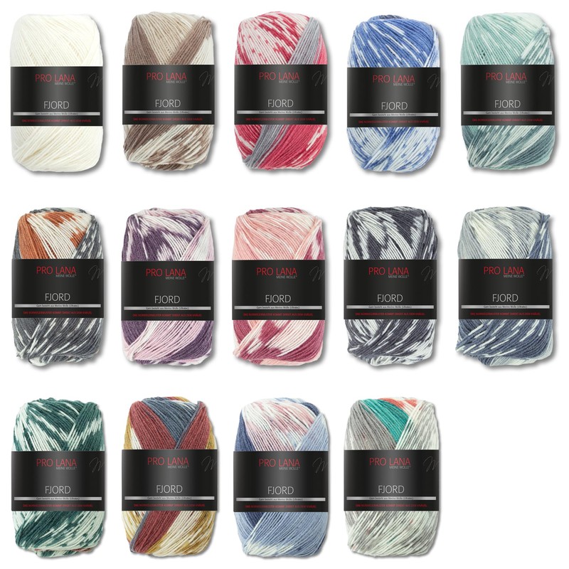 Frida's Wollhaus Pro Lana 100 g Fjord Norwegian Pattern Gradient