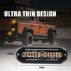 WINECO Amber led strobe lights for trucks 8pcs 12-LED Surface