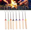 8Pcs Telescoping Extendable Marshmallow Roasting Sticks Marshmallow Sticks Kit Extending