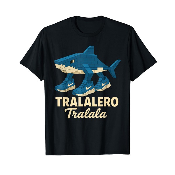 Tralalero Tralala Bootleg Brainrot Italian Brainrot Meme T-Shirt