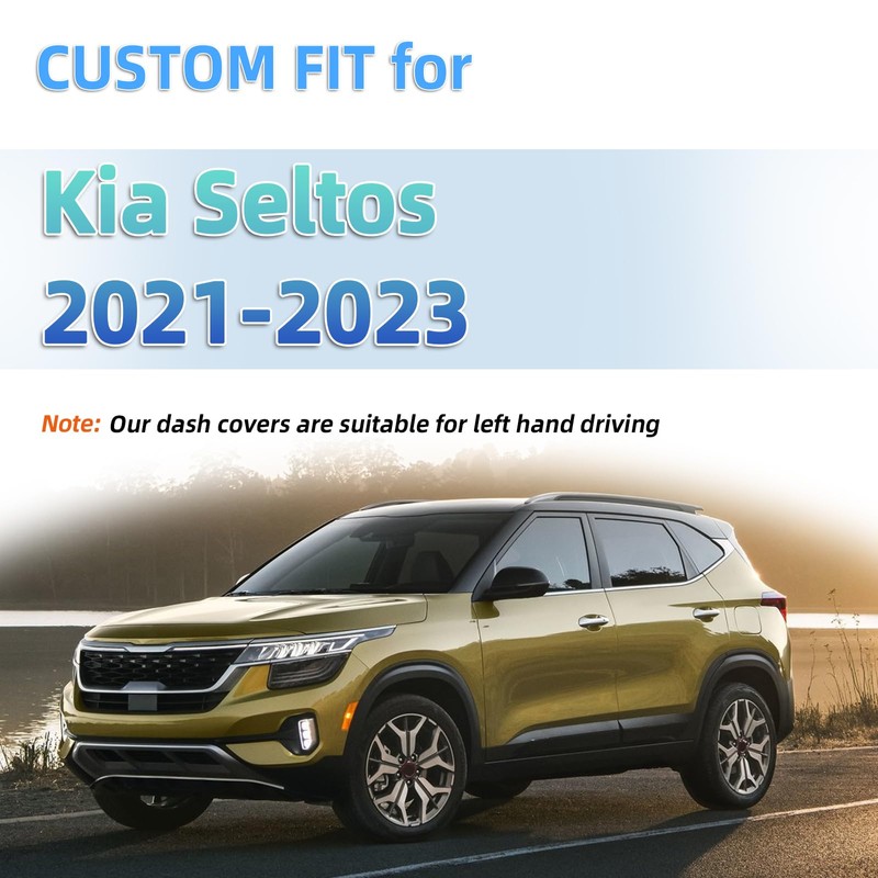 SKYLOTEC Dash Cover Custom Fit for Kia Seltos 2021 2022