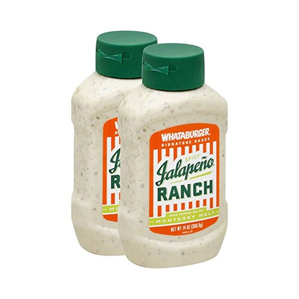 (2-PACK) Whataburger Spicy Jalapeno Ranch - 14oz Bottle